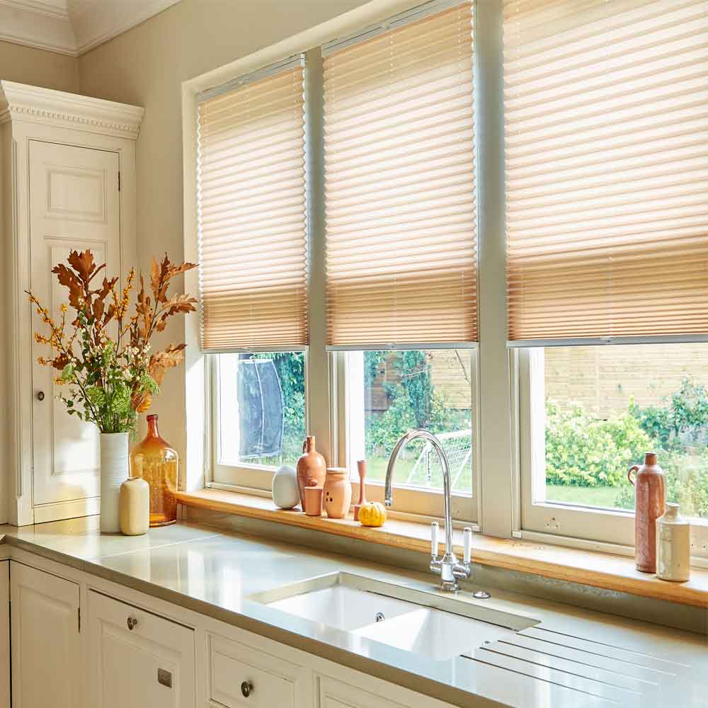 Pleated blinds in Suffolk